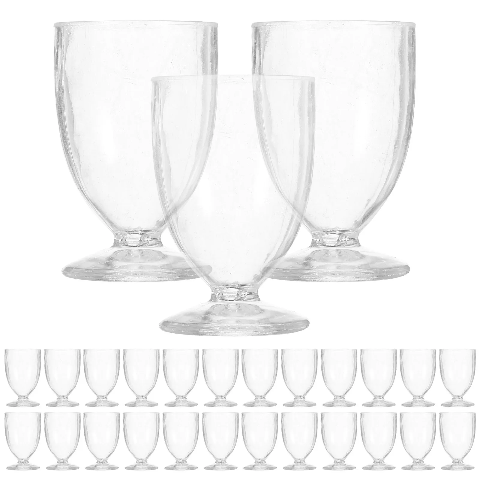 

50Pcs Mini Plastic Beer Mugs Clear Lightweight Miniature Beer Cups for Outdoor Events Weddings Decoration Dollhouse Mug Model