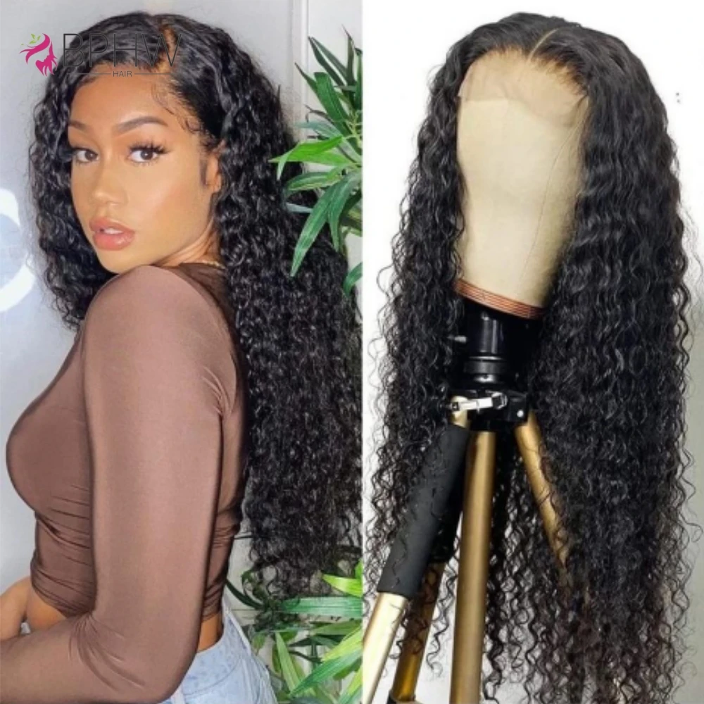 

Hd 13x4 Lace Wig Human Hair Kinky Curly Wig For Women 30 Inch Brazilian Pre Plucked 4x4 Kinky Curly Lace Frontal Wigs Long Wigs