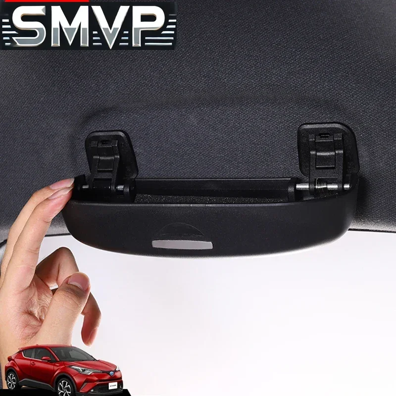 

Fit For Car Glasses Bracket Case Sun Visor Card Glass Holder Glasses Box Toyota C-HR CHR C HR 2017 2018 2019 2020 Auto Accessori