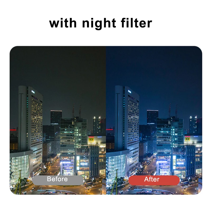 Lightdow 52mm Phone Filter Clip Plastic Filter Holder and CPL Filter for IPhone Huawei Xiaomi Samsung Phones