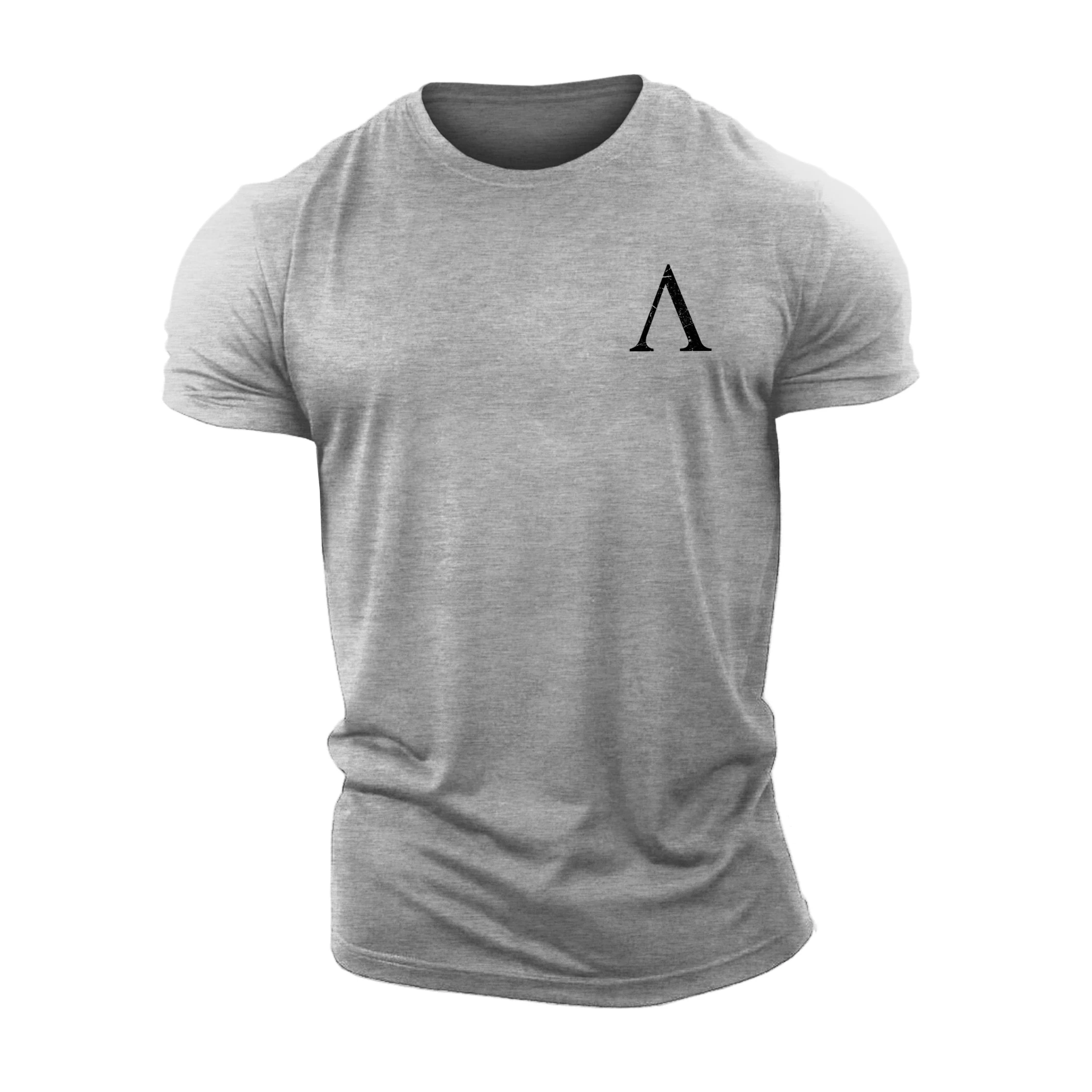 3D Printing Spartan Forged Logo - Gym T-Shirt Casual Men\'s Short Sleeves Top Muscle Man Tough Guy T-Shirt