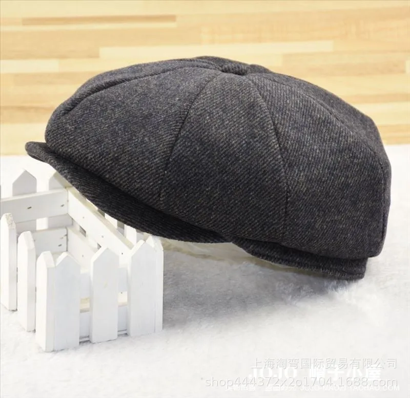 Oohmy Männer klassische Newsboy Gatsby Hut für kleinen Kopf und großen Kopf Oversize Plus Size Blend Wolle Vintage Flat Ivy Cabbie Cap Geschenke – Detail 23