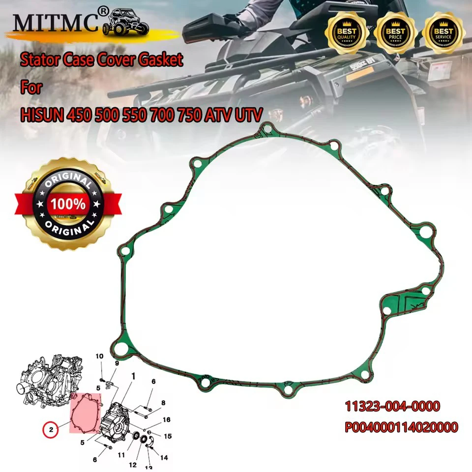 

Оригинальная прокладка крышки статора для HISUN 450 500 550 700 750 FORGE RK SECTOR VECTOR TACTIC AXIS Massimo ATV UTV 11323-004-000