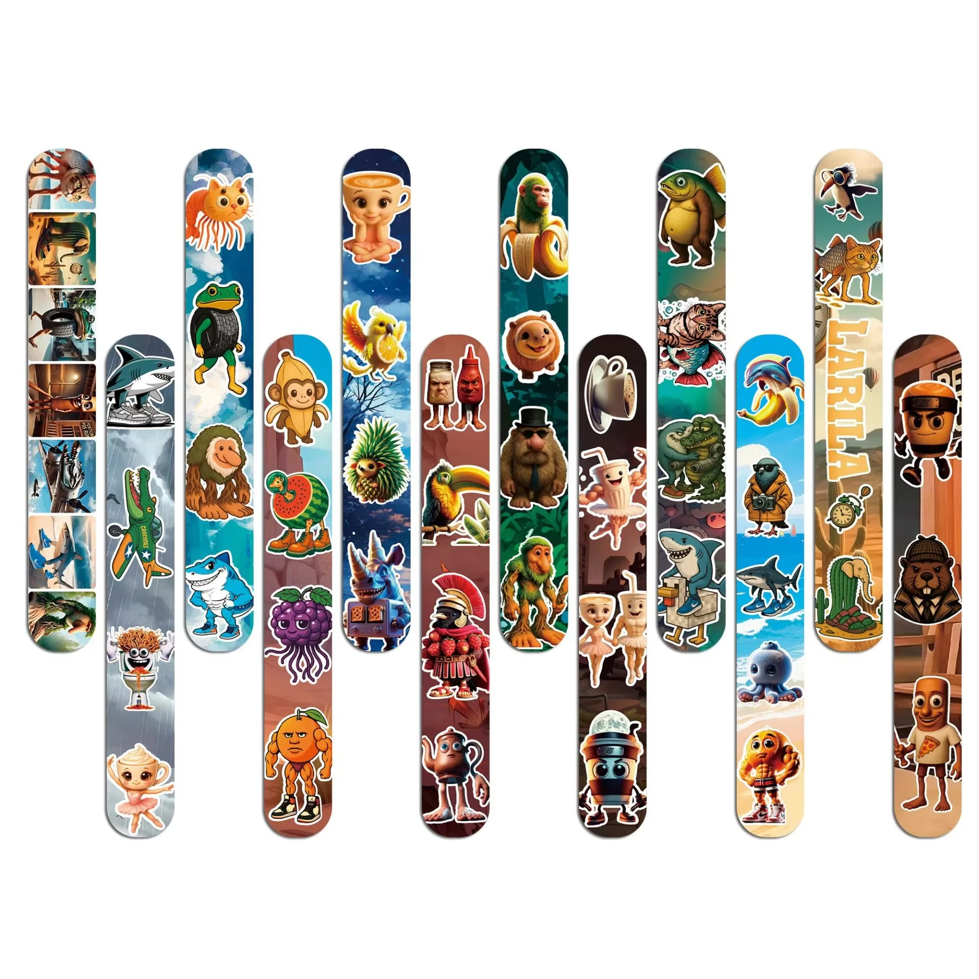 الإيطالية Brainrot صفعة أساور هدايا حفلة عيد ميلاد هدايا المفاجئة أساور عيد الميلاد تخزين الحشو زينة الحفلات Tu