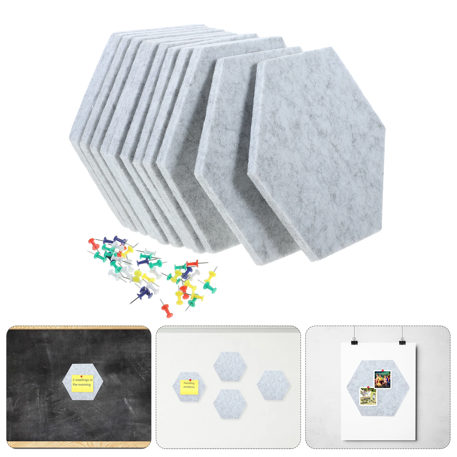 1 مجموعة مسدس ورأى مجلس بلاط الحائط عازل للصوت الزخرفية رسالة حصيرة لمكتب الفصول الدراسية المنزل جدار حامي إشعار العرض