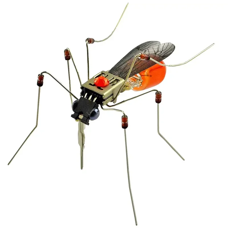 No Solder DIY Robotic Insect Kit STEM Science Electronic Animal Toy for School Competition Education Project Gift
