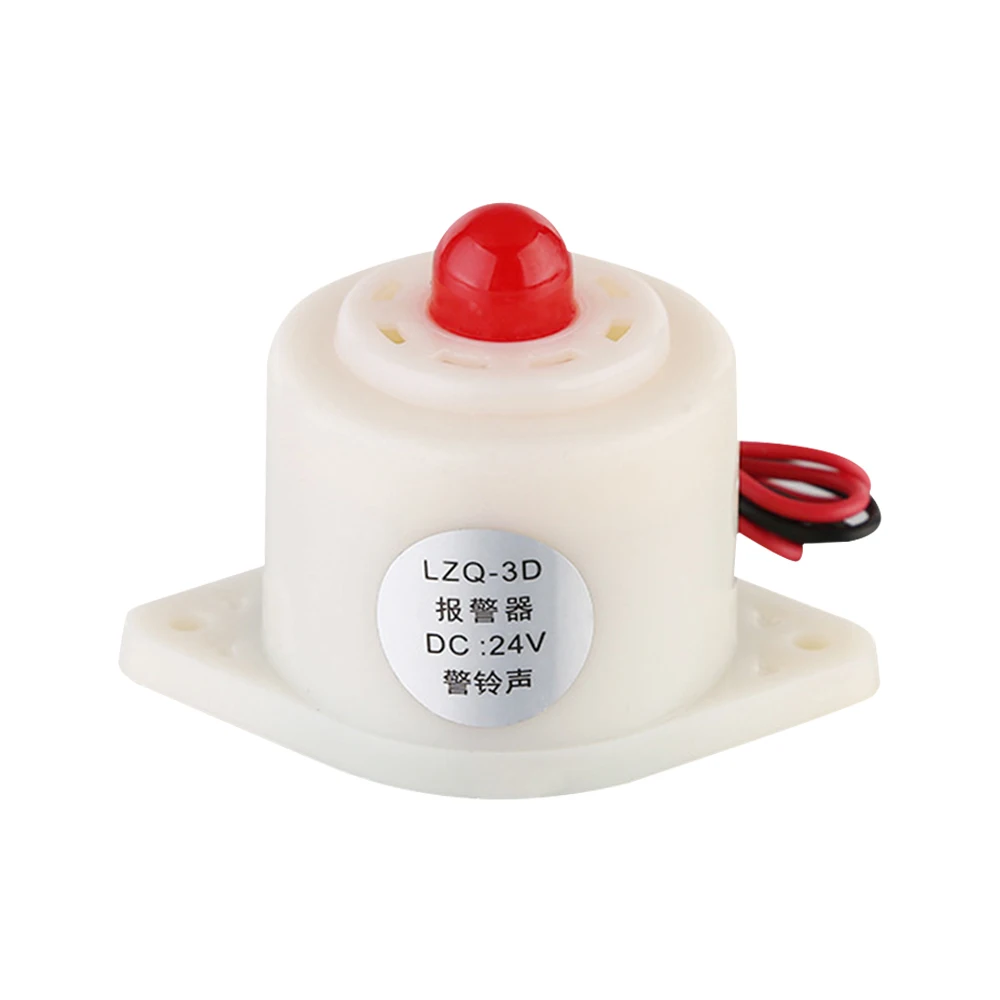 Electronic Buzzer Beep Alarm High-decibel 12V 24V 220V Acoustic-optic Alarm Indicator Flashing Light LZQ-3D