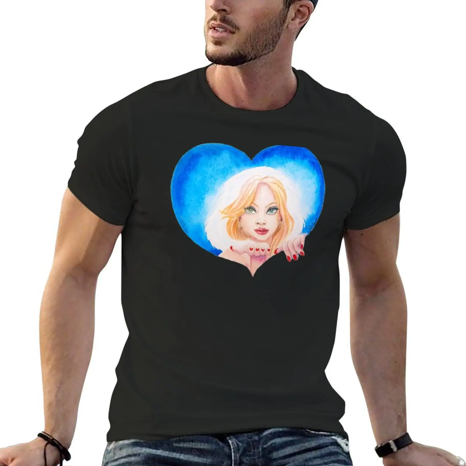 

Pin up T-Shirt vintage t shirts plus size tops anime shirt T-shirt men