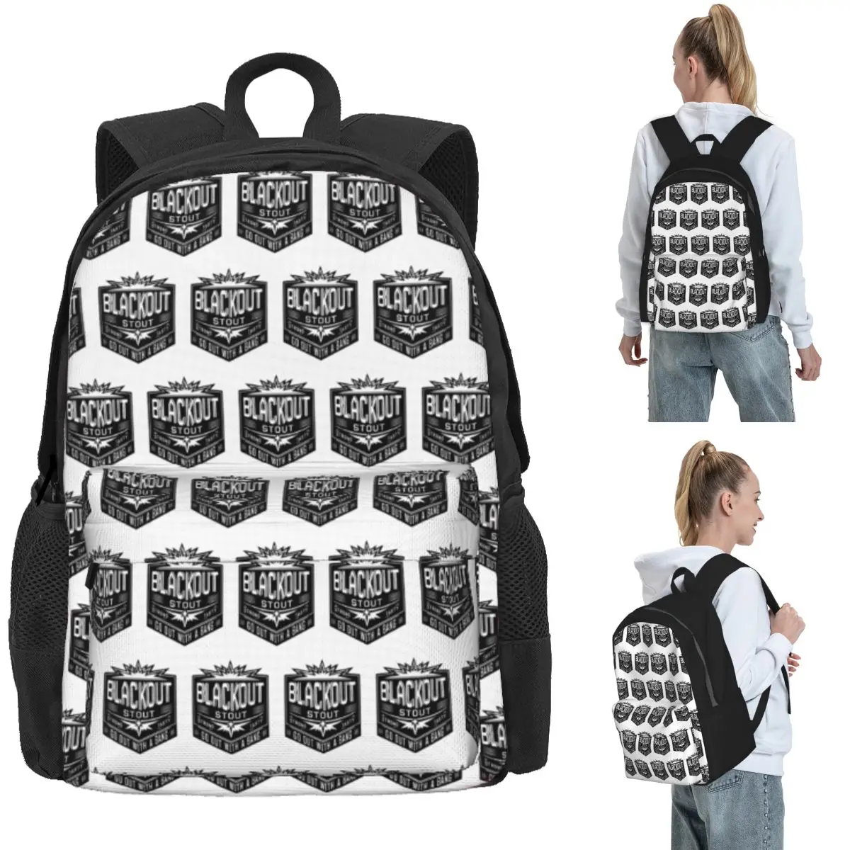 

Deep Rock Galactic Black Out Stou Backpack Daypack Large Capacity Children BookBag School Bag Shoulder Bags for Men Women