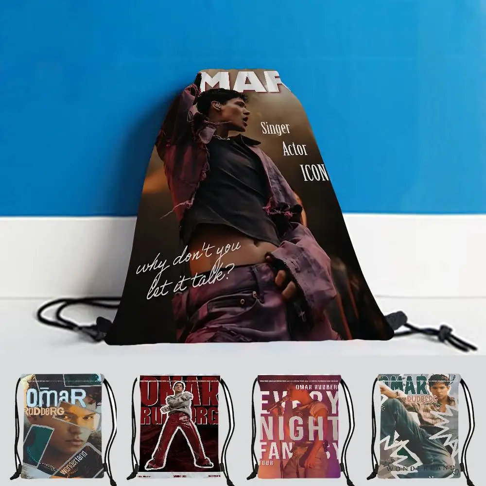 شعبية RAP O-Omar R-Rudberg الرباط على ظهره للأحذية حقيبة الظهر حقائب الكتف حقيبة الصالة الرياضية