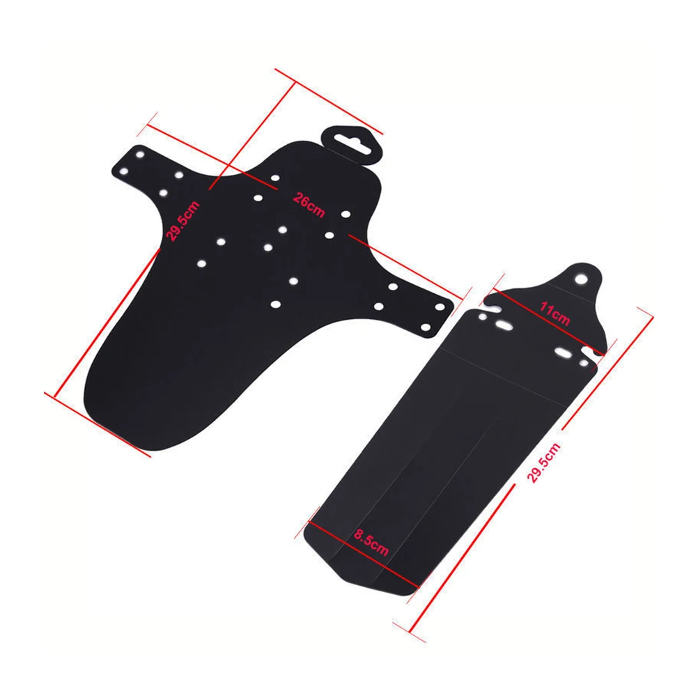 

Adjustable 3D Flexible Mountain Bike Mudguard Front Rear Plastic Cycling Accessories Dirt Water Rain Protection