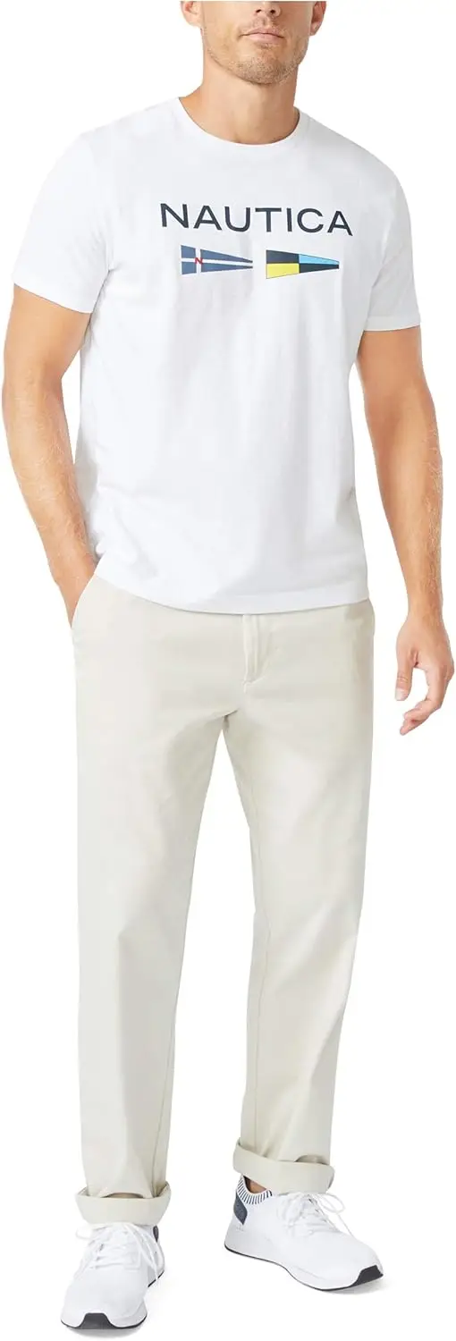 المستدام شعار موضوع تي شيرت 100% القطن الاتجاه متعة Nautica تي شيرت مطبوع شارع العليا نمط جانب واحد طباعة بلايز عادية