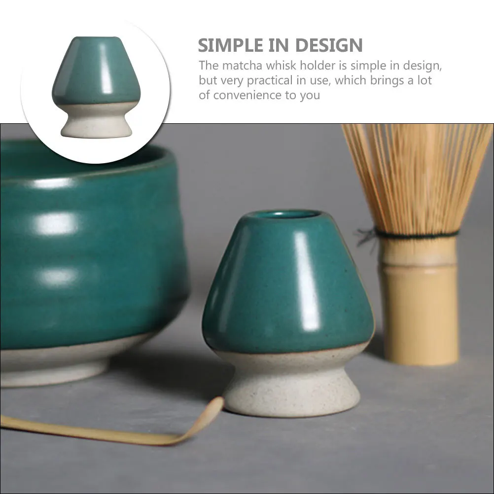 

Small Matcha Whisk Holder Stand Sturdy Traditional Japanese Accessories Ceramic
