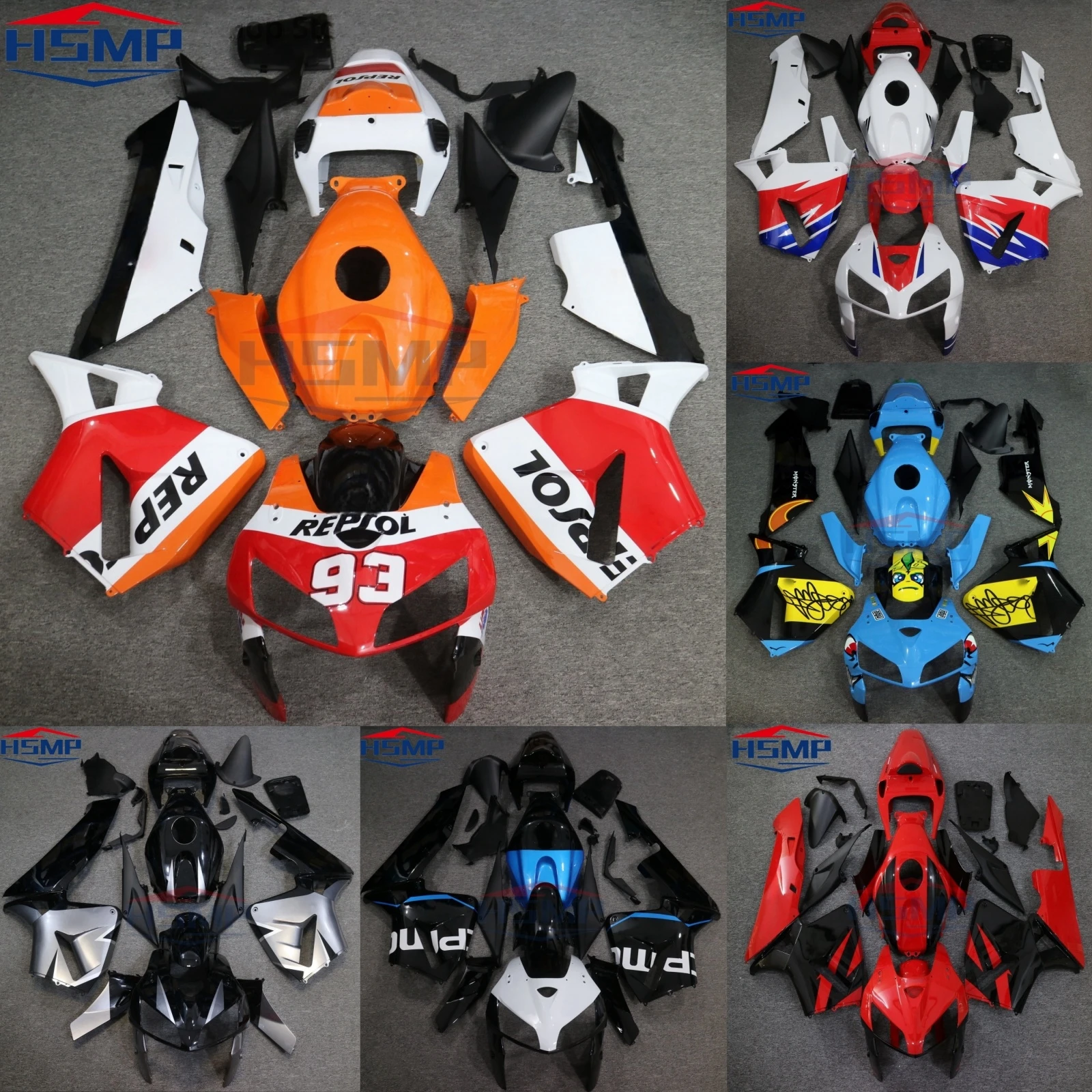 for Honda CBR 600RR cbr 600rr F5 2005 2006 motorcycle complete fairing high quality ABS plastic body trim kit