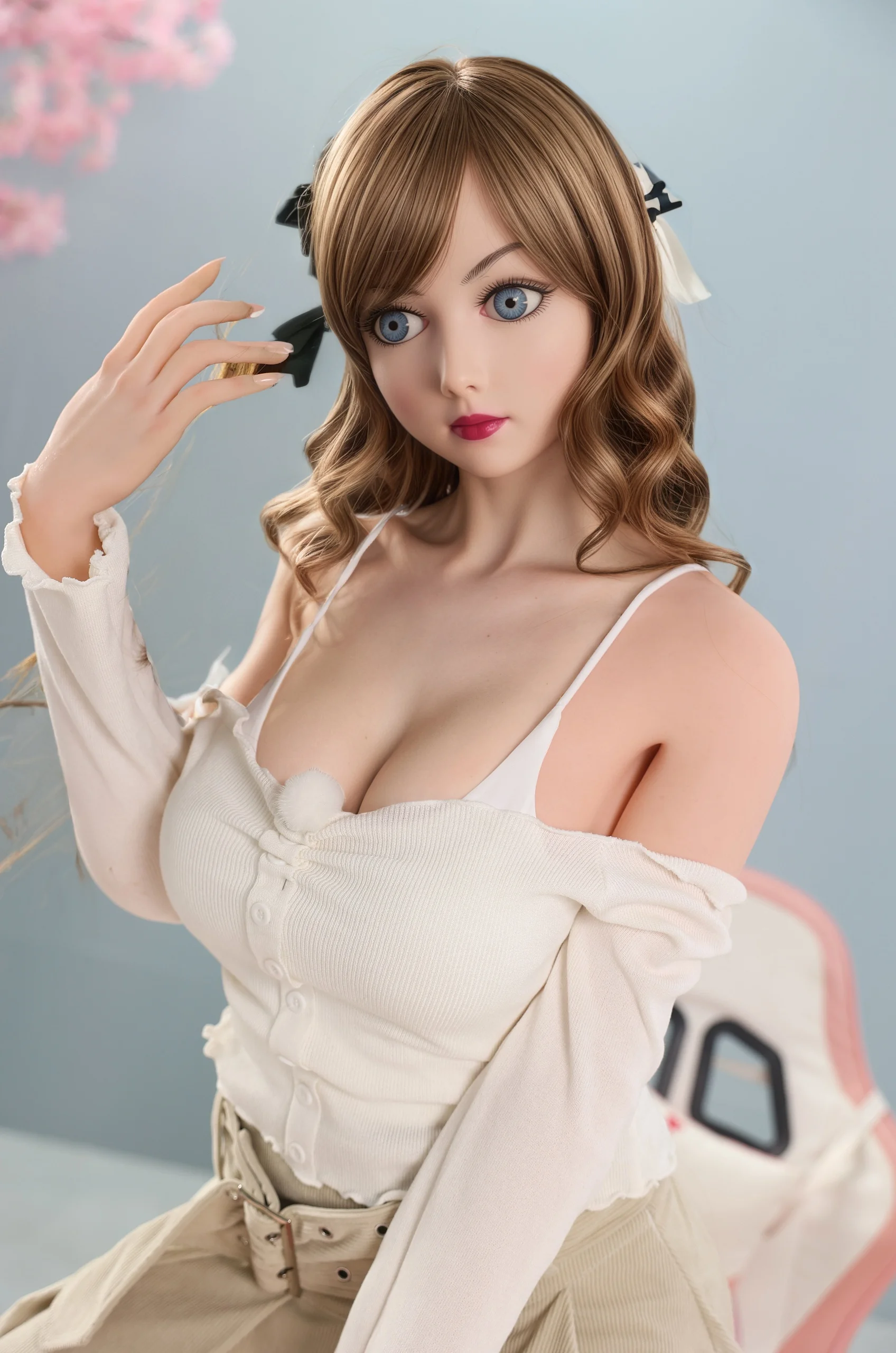 Anime Cosplay 150cm/100cm TPE Small Realistic Silicone Mini Doll Soft Anime Action Figure Doll Soft Real Skin Touch Feeling