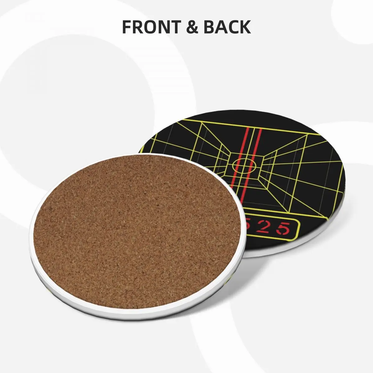 Targeting Computer Ceramic Coasters (Set of 4) ceramic Cup for tea Coasters