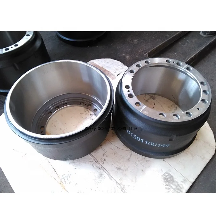 High Quality Heavy-Duty Truck Brake System Manufacturer's Break Drum Model 81501100144