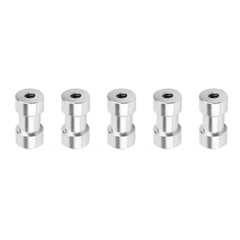 1/4 ถึง 3/8 สกรูอะแดปเตอร์แปลงหัวจุกสกรูชุดสําหรับกล้องขาตั้งกล้อง Monopod Ballhead Flash Light Stand ทนทาน