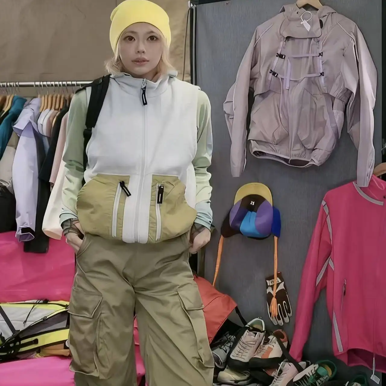 

Warm Fce Lined High Collar Pullover Vest for Men And Women Casual Outdoor Autumn Winter Clothing Soft Cozy Thermal Jaet