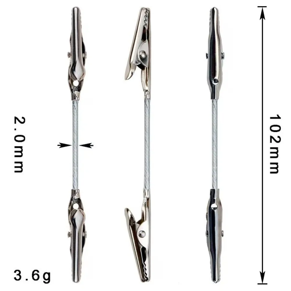 1pc Metal Mosquito-repellent Incense Clip Double-ended Extended Hose Broken Incense Clip Bendable Mosquito Coil Support