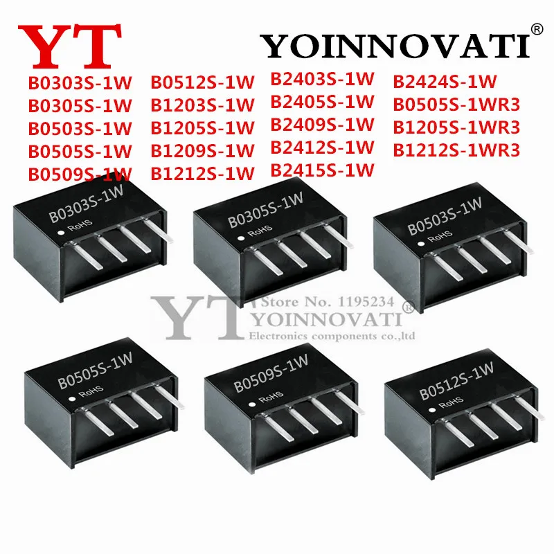 5 uds nuevo B0505S-1WR3 B0505S B0503S B0509S B0512S B0303S B0305S B1205S B1212S B2405S B2412S B2415S B2424S 1W mod de potencia aislado