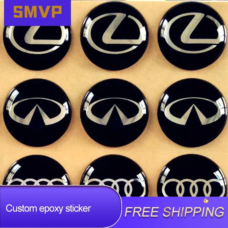 Aangepaste Koepelvormige Epoxy Stickers, Kristal Transparante Labels 3d Logo Afdrukken, Personalizado, Aanpassen Van Uw Afbeelding Foto