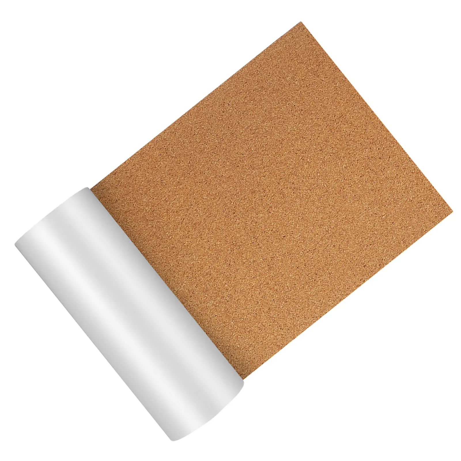 

1 Roll Self-Adhesive Cork Board Roll Thick Cork Sheet Flexible Cuttable for Walls Memo Bulletin Board Office Home School DIY