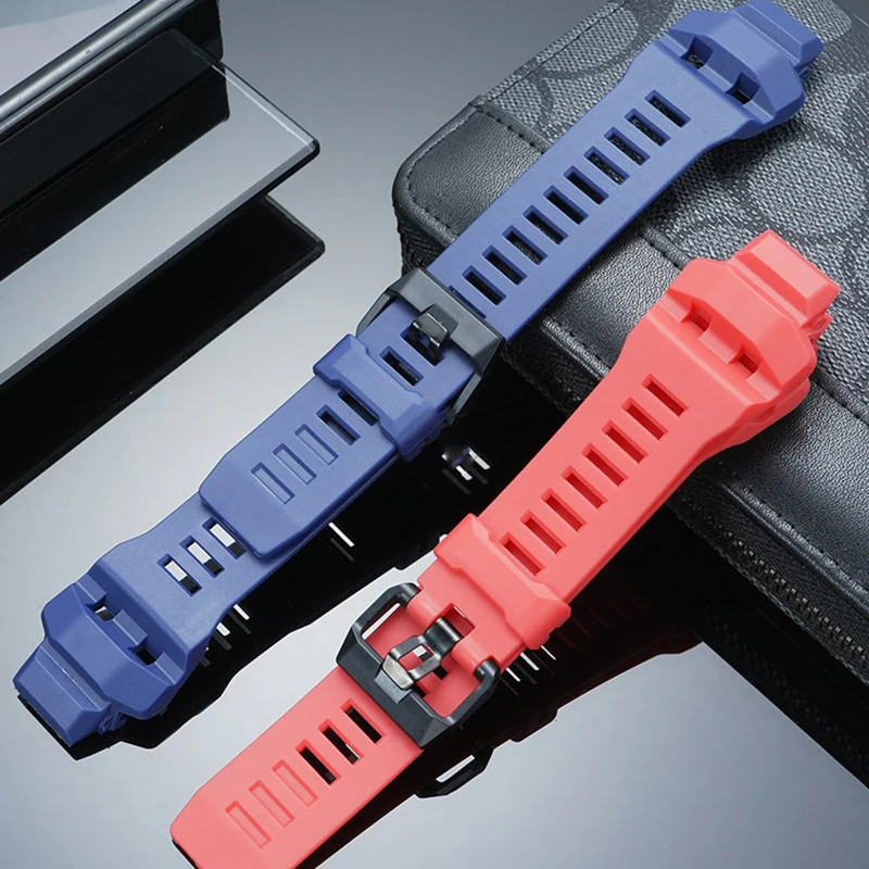 GBD-H1000 watch strap For CASIO watch 3475 cat man  modified resin silicone watch strap men's bracelet accessorie silicone belt view 4