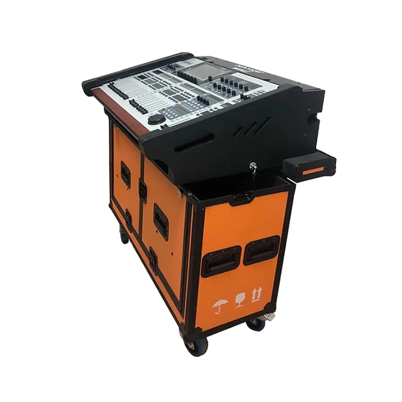 

Professional Stage Sound Mixer Flip Case Durable Aluminum Hydraulic Flight Case for Wing Mixer OEM Support