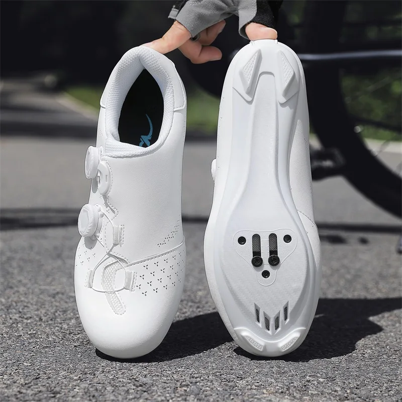 

Road Cycling Shoes male Breathable Summer Self-Locking Cleat Non-slip Mountain Bicycle Shoe Men's spd racing Sneaker Lightweight