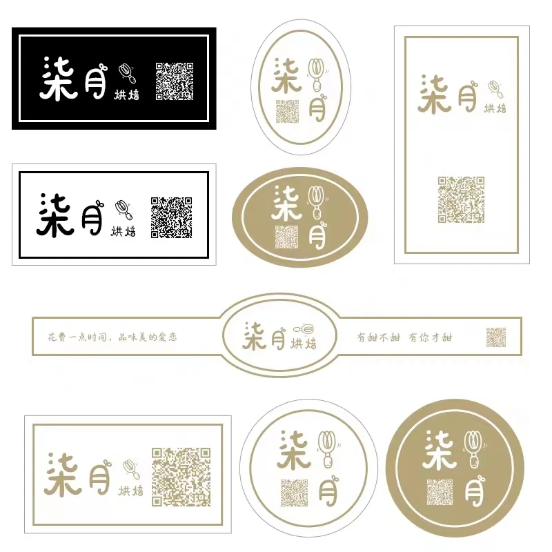 500PCS/1000PCS Sticker Custom Size Personalized Design Any Shape Printing Logo Multi-color