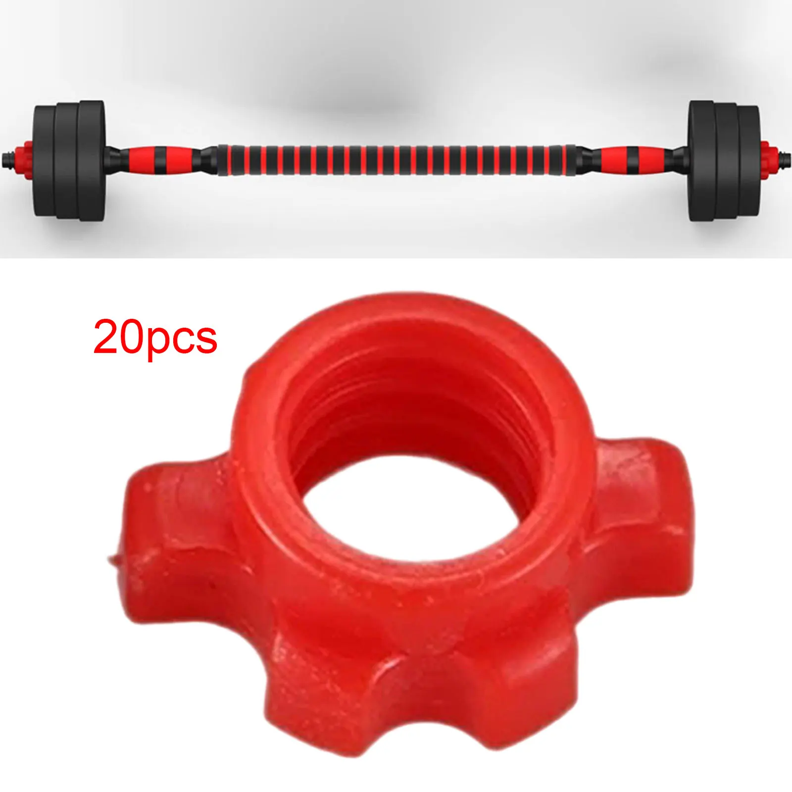 Heavy-Duty Dumbbell Bar Barbell Collars Clamp Weight Lifting Bar for Home Gym Strength Training Gym Dumbbell Gym Dumbbell