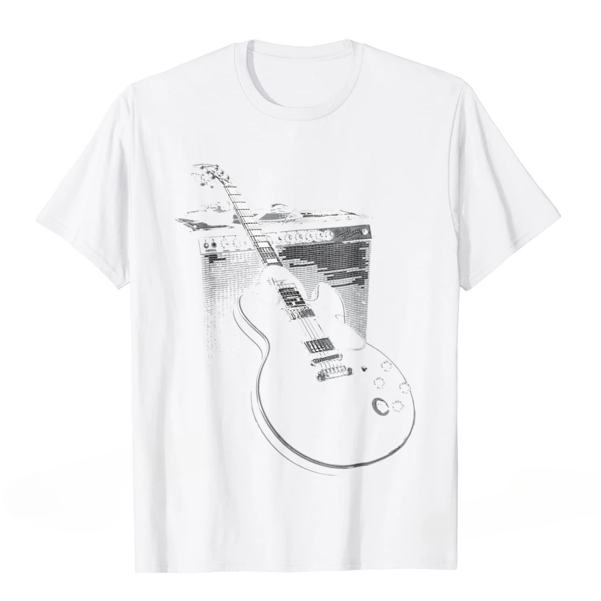 Legendary blues guitar special print street hip hop casual fashion street wear trend summer men women universal T-shirt image 6