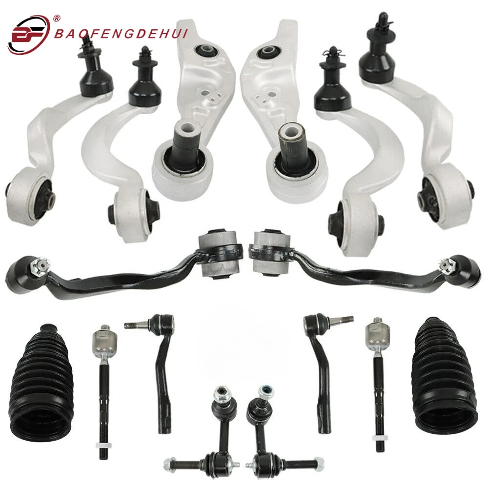 

16PCS Front Left Right Lower Upper Control Arm Ball joint Kit For Lexus LS460 2007-2017 4861059095 4861059135 4861059085