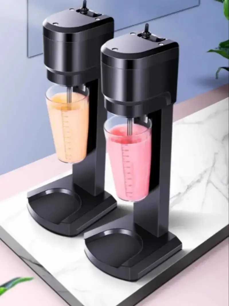 Dual Mode Milkshake Machine - Commercial 1000ML Automatic Mixer for Milk Tea Shops