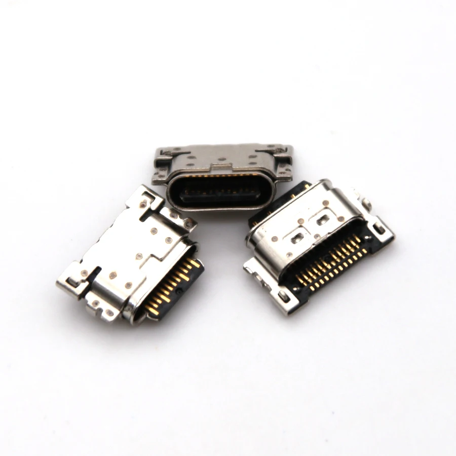 5Pcs Charging Port USB Charger Plug Dock Connector Type C Contact For LG K62 K52 K42 K60 Stylo 5 Q720 K420 K520 K525