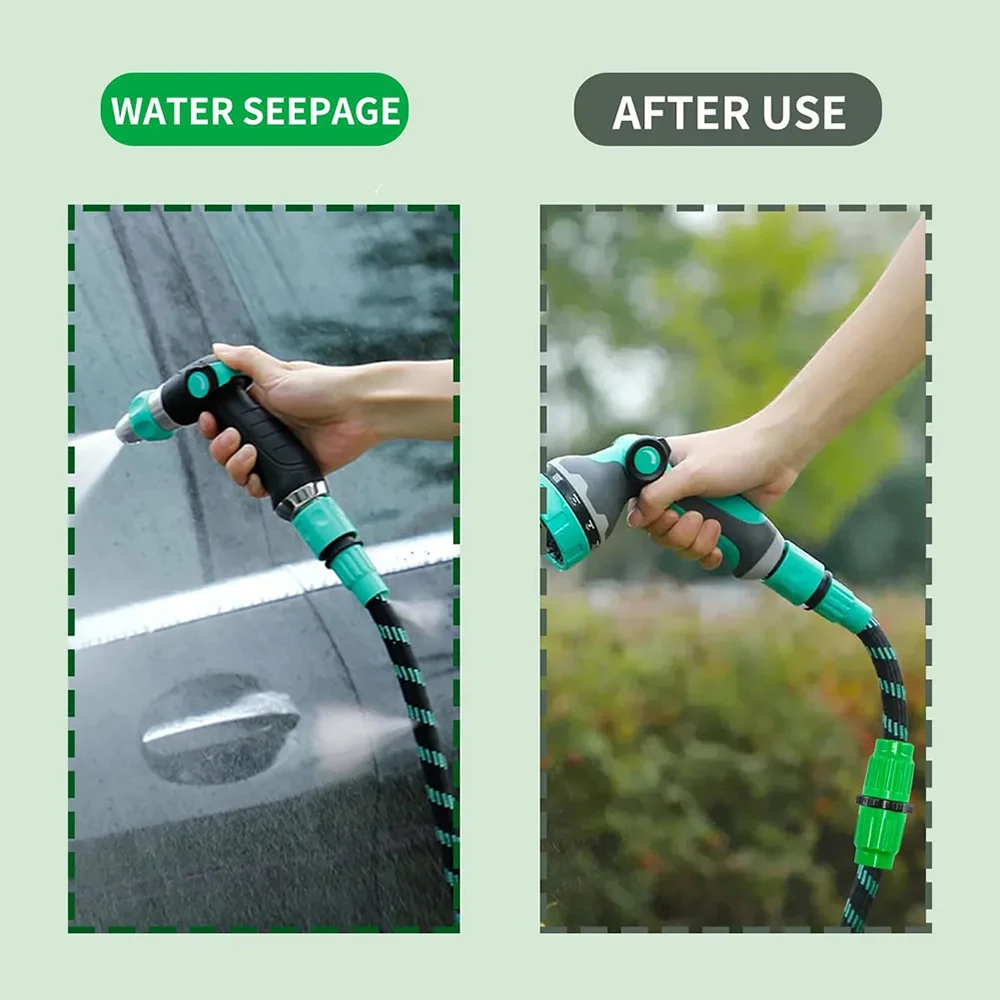 4 قطعة/10 قطعة 3-قطعة أنبوب تليسكوبي البلاستيك خرطوم مياه مرن لغسل المياه سيارة مدفع المياه إصلاح موصل الملحقات #5