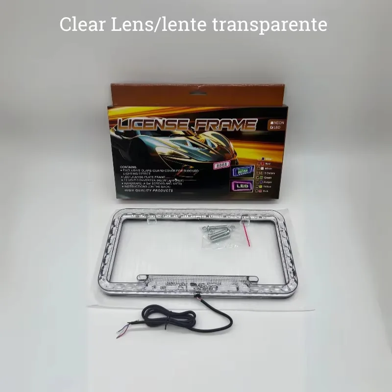 Ultra Bright LED License Plate Light for US Vehicles PC ABS Material High Durability and Weather Resistance