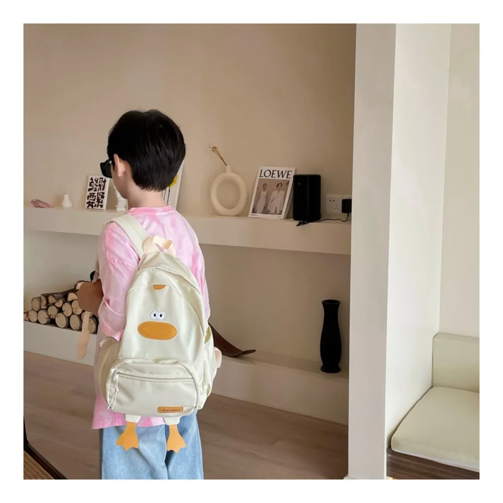 Mochila escolar suave Kawaii para niños, resistente a la suciedad, de nailon, lavable, de gran capacidad