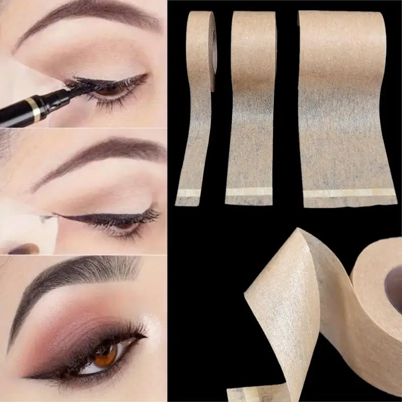 1 Roll Eyeshadow Protector Tapes Sticker Eye Makeup Tool Eyeliner Eyelid Tape Eyelash Extension Patch 9M Beauty Application Tool