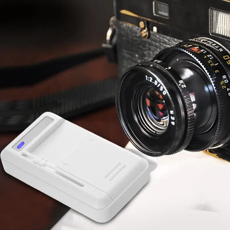 Caricabatteria per fotocamera Caricabatteria Adattatore di ricarica Caricabatterie per fotocamera retrò Tipo C Adattatore per batteria Protezione da sovraccarico Alta