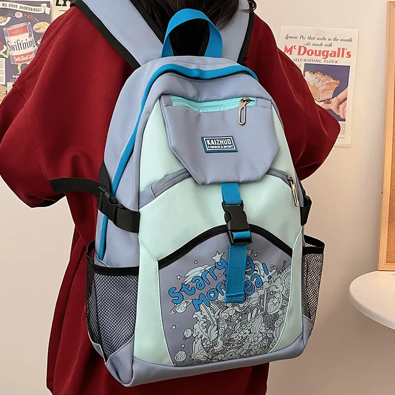 Cute and creative backpack, college computer backpack, multifunctional and large capacity casual Korean backpack