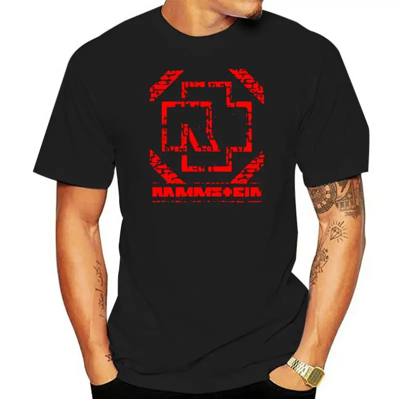 Rammstien Red Logo Album Rock Music Tshirt T Shirt Mens Kids 0828 Humorous Tee Shirt