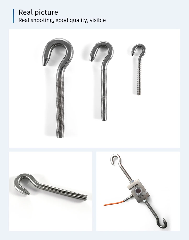 Hook joint bearing screw rod Accessories for S-type Column S type Compression pull push type Force Load Cell Weighing Sensor