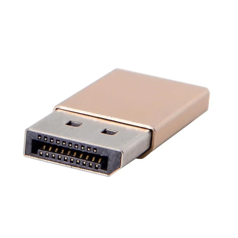 DP Virtual Display Converter Adapter Displayport Dummy Plug Headless Ghost Emulator 2560 x1600p @ 60Hz