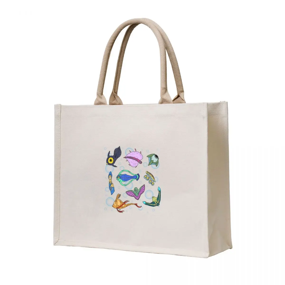 

Subnautica - Fish Tote Bag Big bag bag for beach Big women tote men