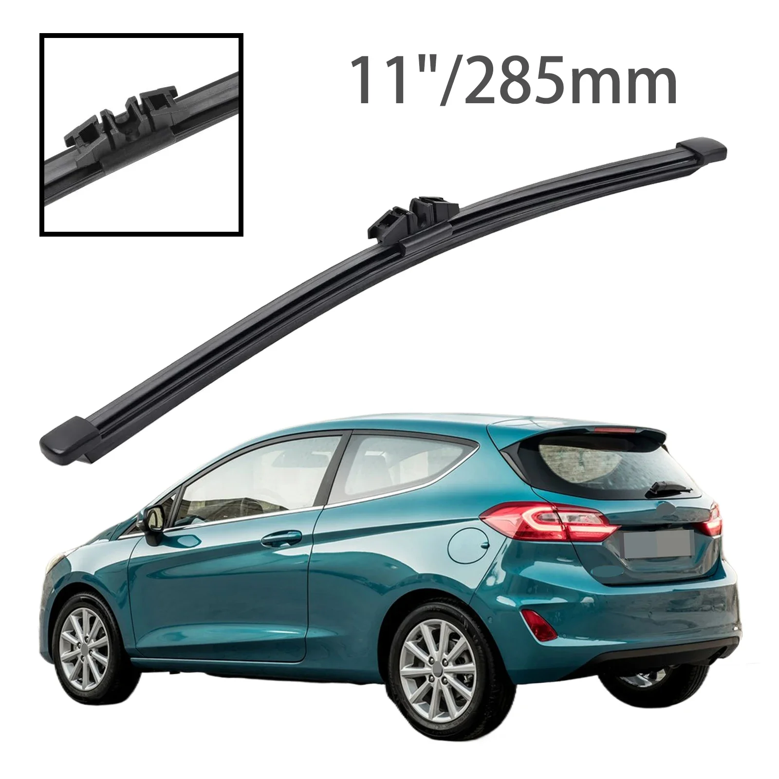 

11" Rear Windshield Windscreen Washer Wiper Blade For Ford Fiesta 7 VII MK7 2017-2023 Car Accessories Accsesories