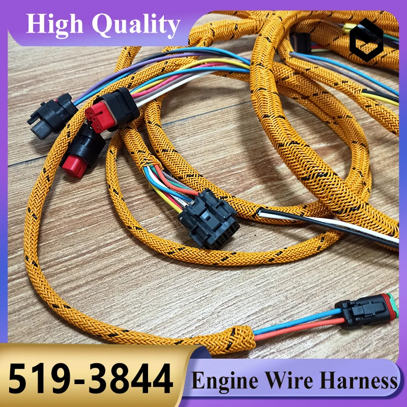 519-3844 Engine Wire Harness 5193844 for Caterpilar CAT Engine C4.2 E311D E315D E313D Excavator Parts