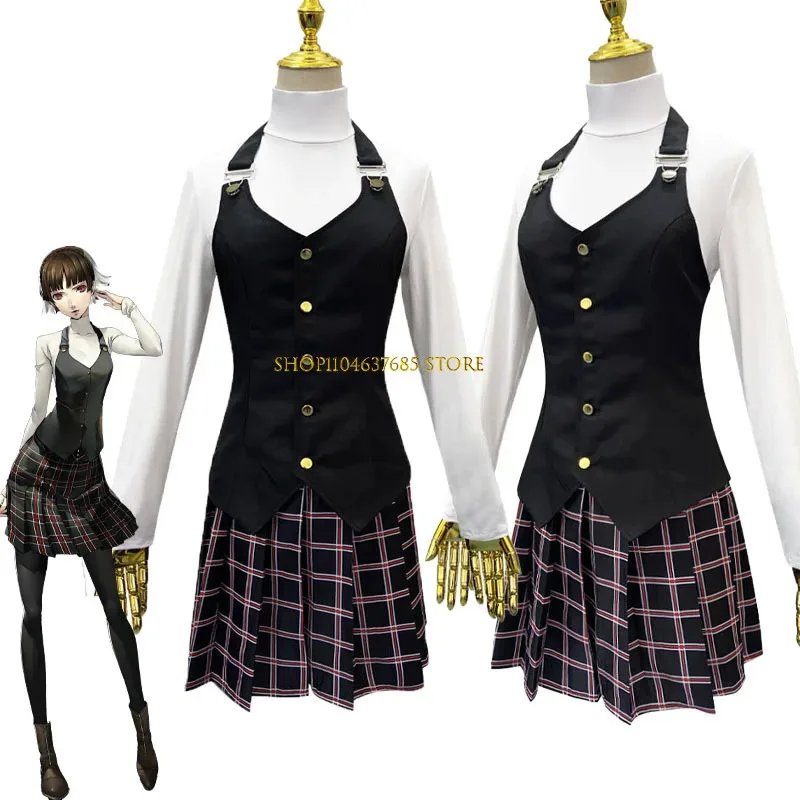 

Game Makoto Niijima Cosplay Costume Cosplay Outfits Japanese JK School Uniform Carnival Party Uniform Women Girls