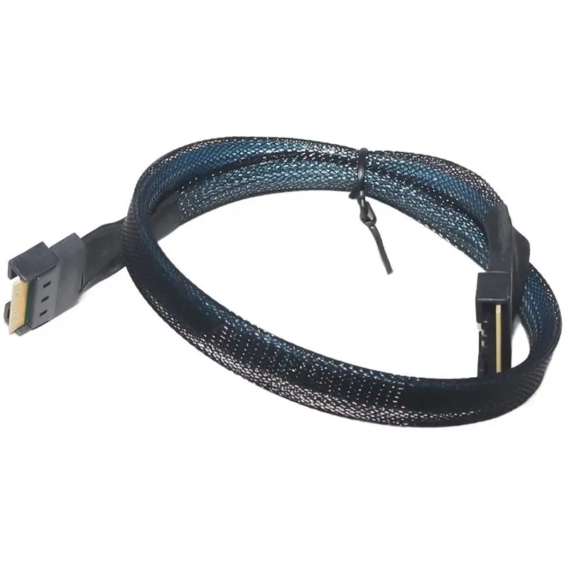 QWE-Anti Oblique Insertion 8X 4.0 Slimsas SFF-8654 8I To Slimsas 8I(SFF-8654) High-Speed For Server Cable Connection
